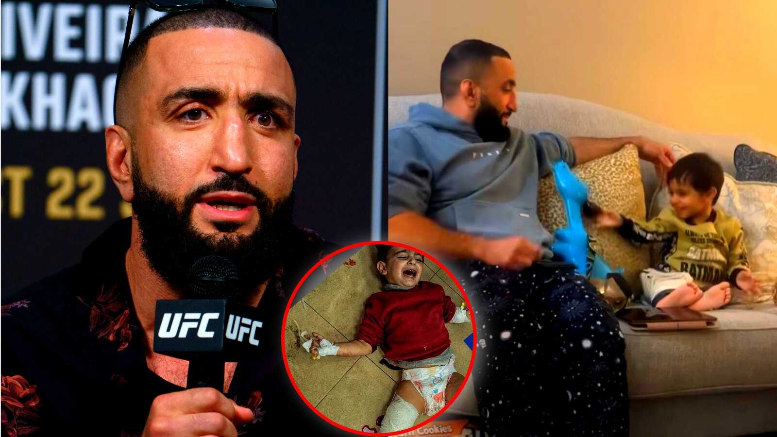 Emotional story of two-year-old Palestinian kid brought to America by UFC star Belal Muhammad