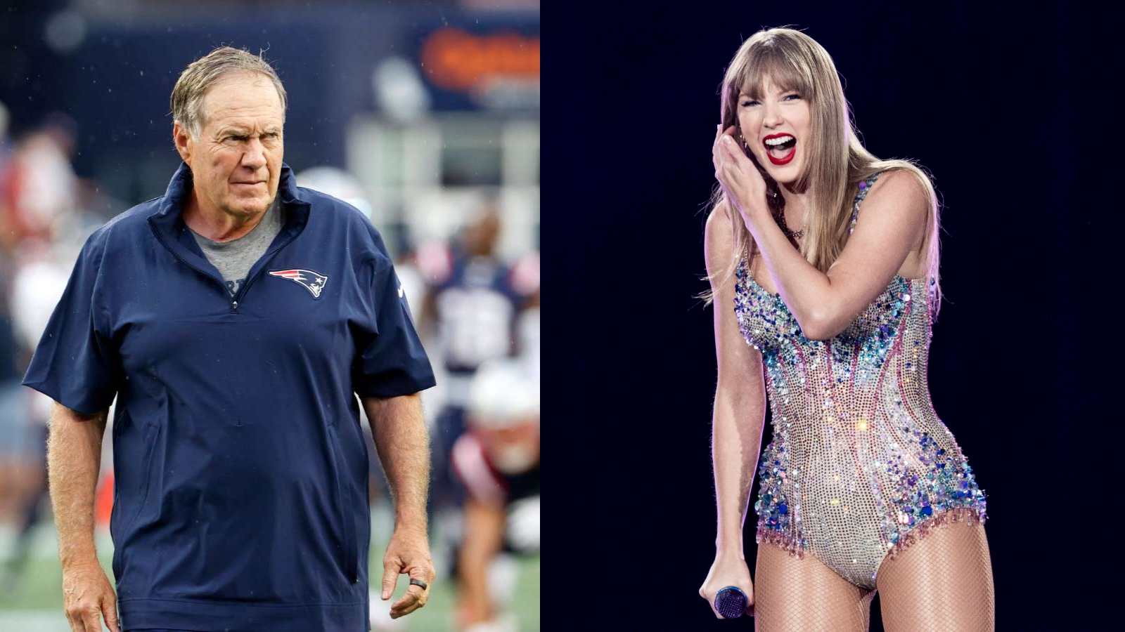 Bill Belichick was present alongside Patrick Mahomes and Travis Kelce at Taylor Swift’s concert in Amsterdam