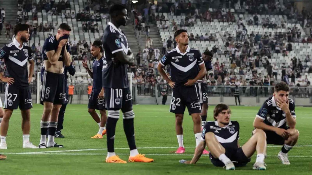 Bordeaux relegated