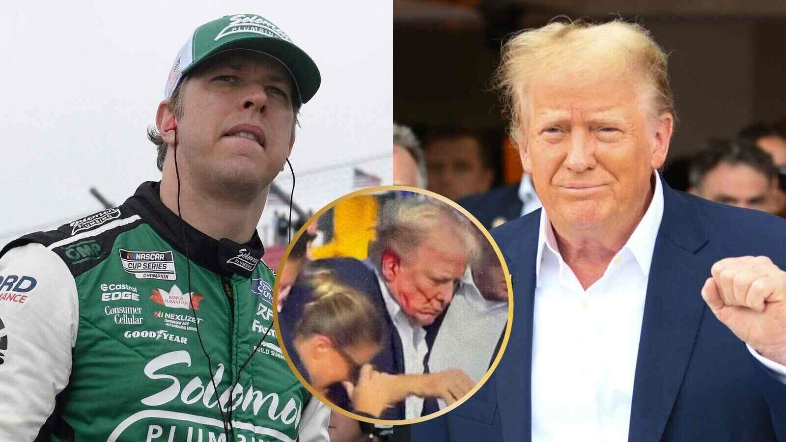 NASCAR champion Brad Keselowski asserts assassination attempt on Donald Trump “is bad for democracy”