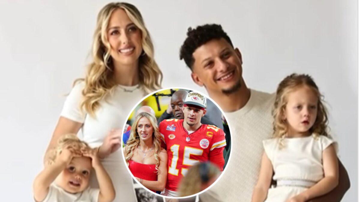 Brittany Mahomes and Patrick Mahomes