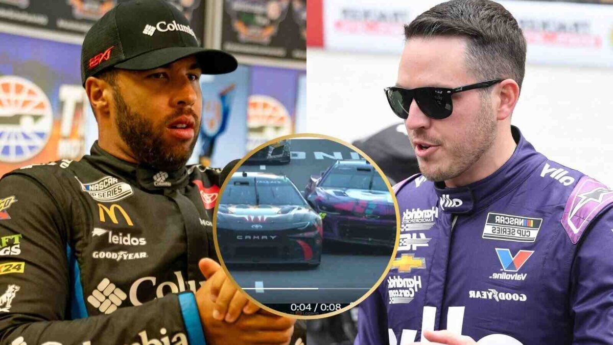 Bubba Wallace and Alex Bowman