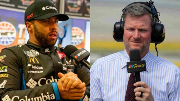 Bubba Wallace and Dale Earnhardt Jr.