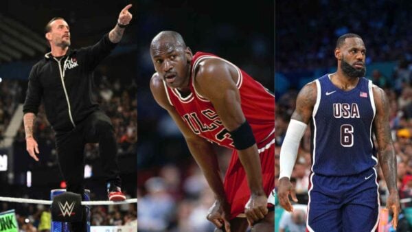 CM Punk, Michael Jordan and LeBron James