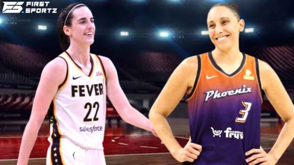 Fever's Caitlin Clark and Mercury's Diana Taurasi