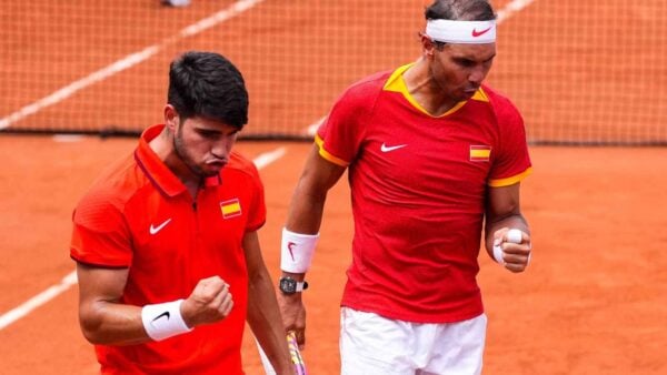 Carlos Alcaraz and Rafael Nadal