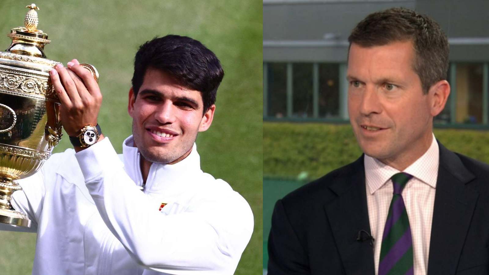 “There was only one man on the court,” Tim Henman discusses the lopsidedness of the Wimbledon final between Carlos Alcaraz and Novak Djokovic