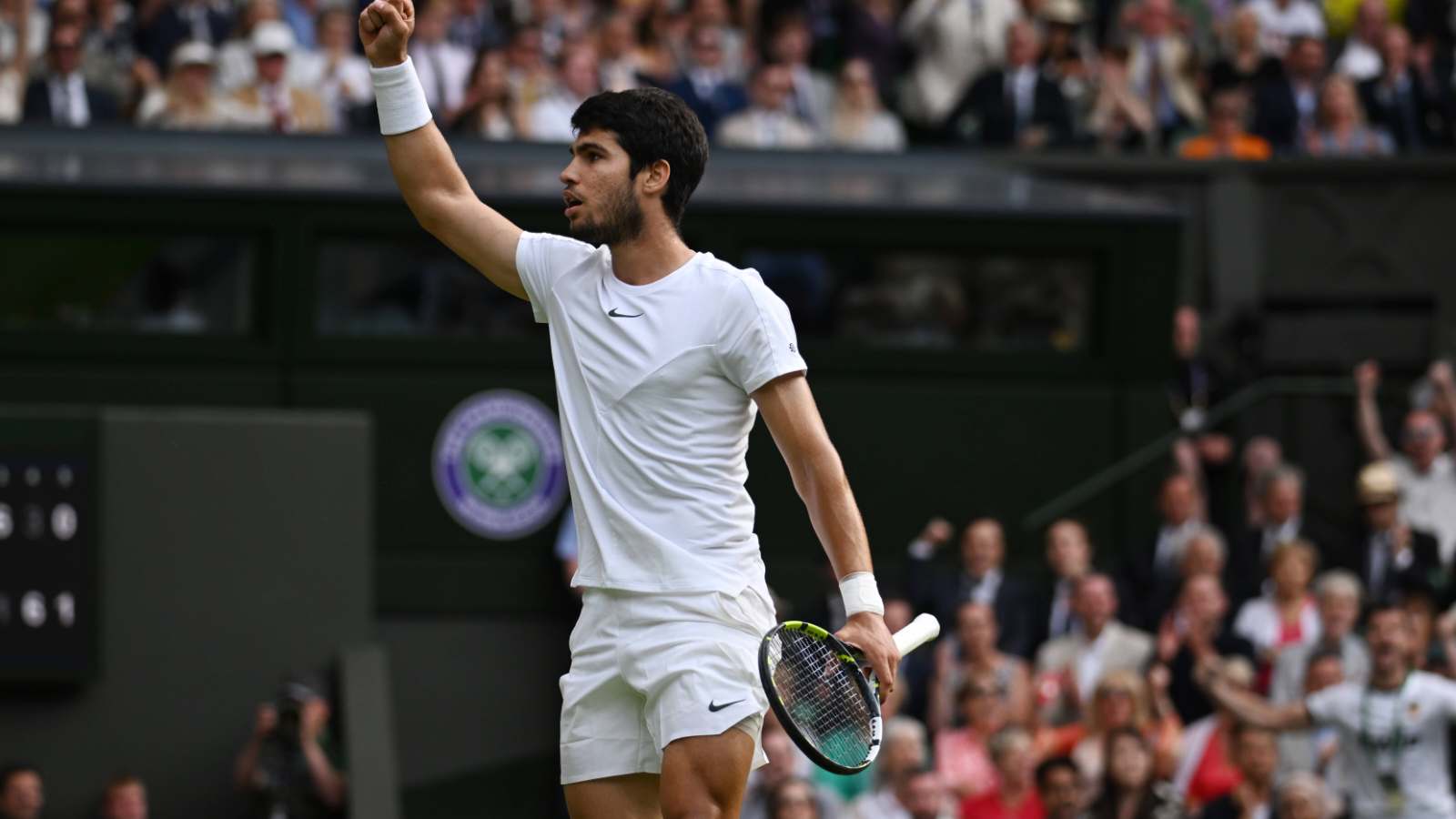 Carlos Alcaraz admits he “still gets nervous” on Centre Court as he gets past Mark Lajal in straight sets at Wimbledon