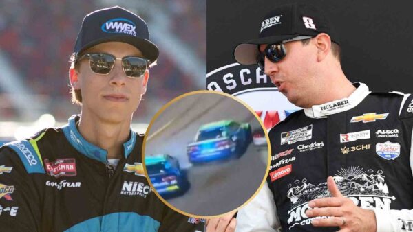 Carson Hocevar and Kyle Busch