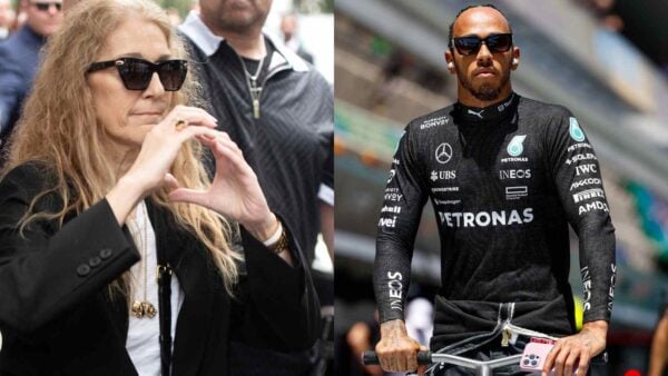 Celine Dion and Lewis Hamilton