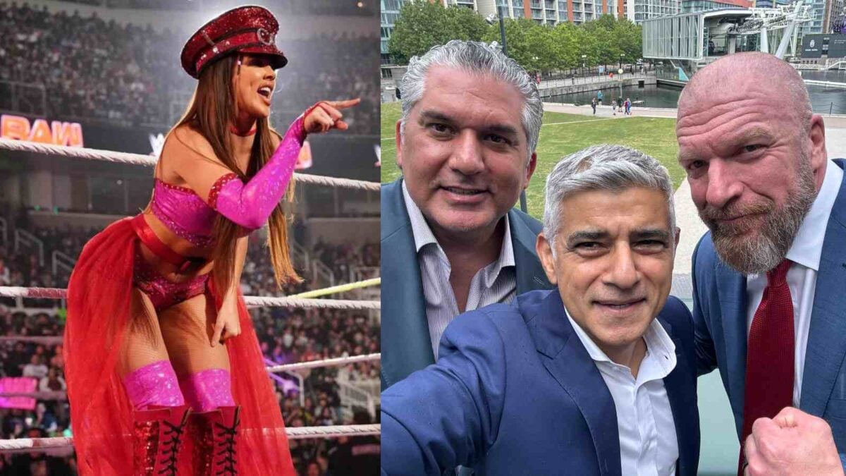 Chelsea Green, Nick Khan, Sadiq Khan, and Triple H