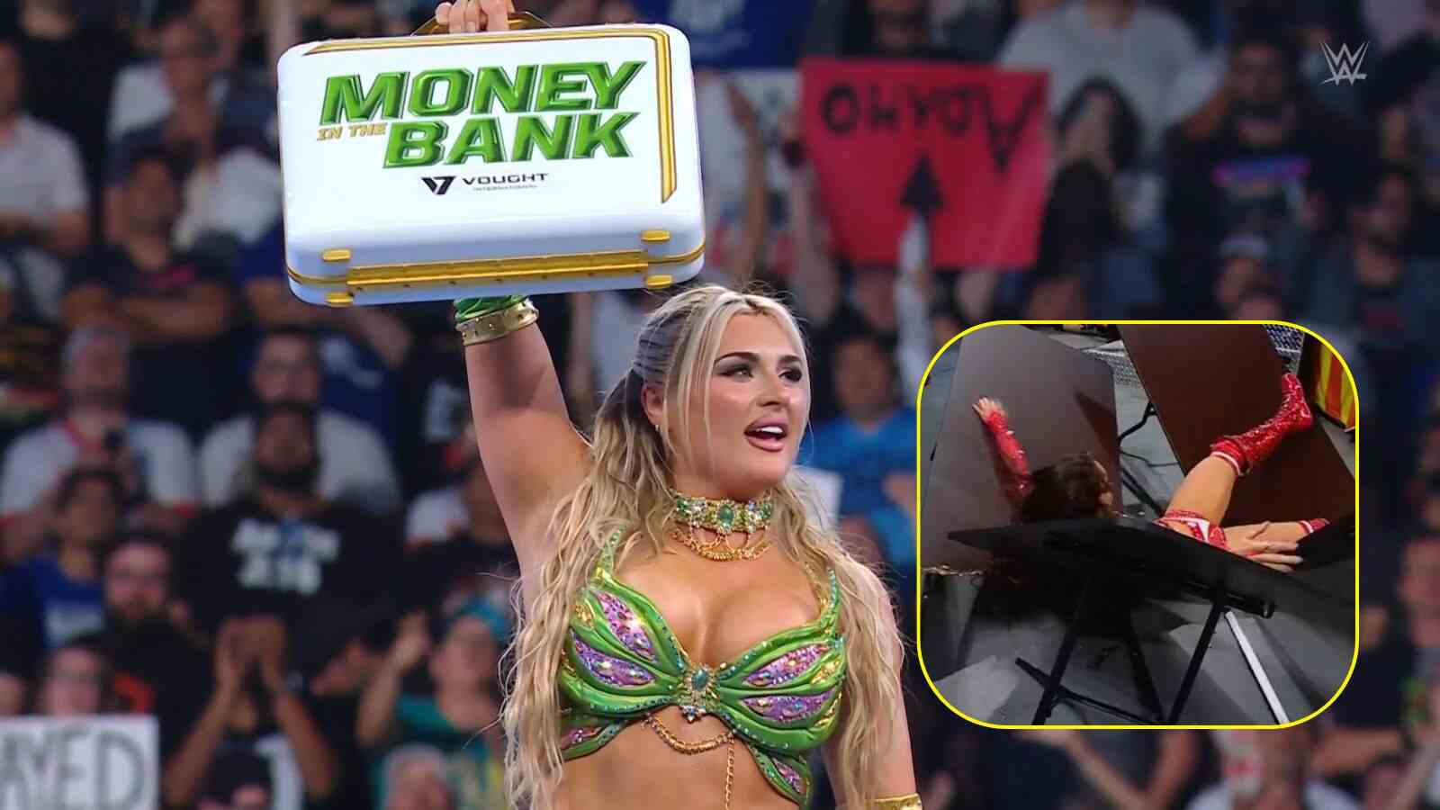 WATCH: Chelsea Green suffers horrific fall moments before Tiffany Stratton wins the Women’s Money in the Bank 2024