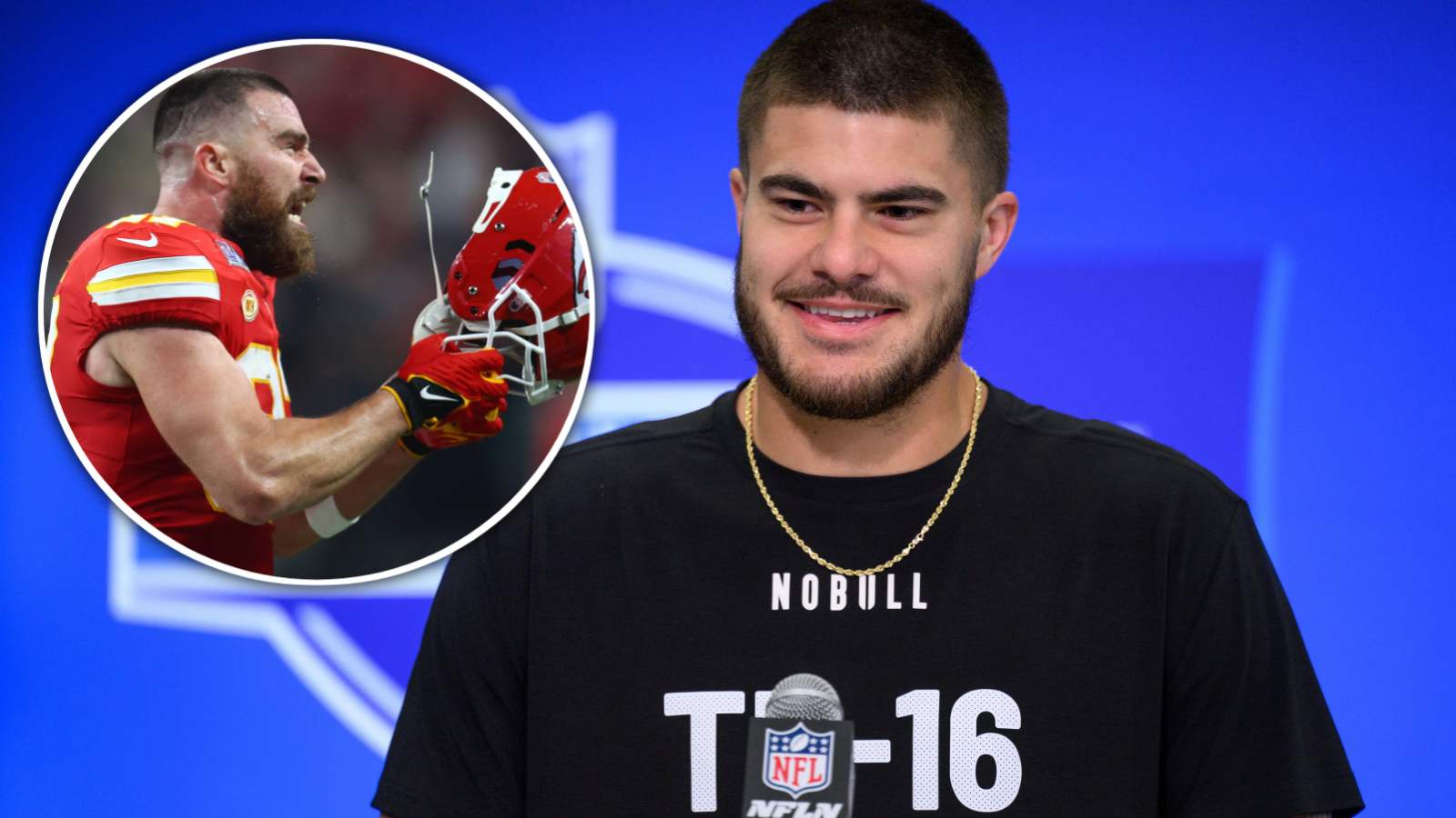 Chiefs rookie Jared Wiley is “super blessed” to be playing alongside NFL legends Patrick Mahomes and Travis Kelce