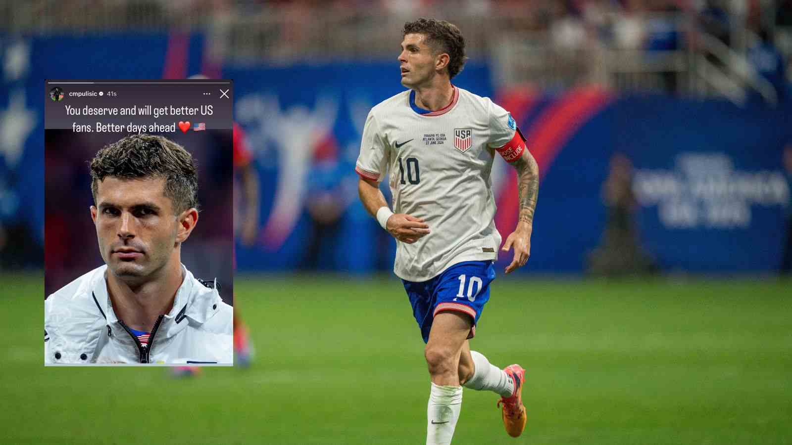 Christian Pulisic has a strong message for USMNT fans after team’s disappointing exit from Copa America