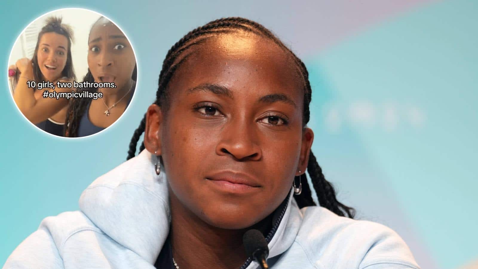 “10 girls, two bathrooms,” Coco Gauff reveals she’s the only female player from America’s tennis team staying at $1.6 billion Olympic Village