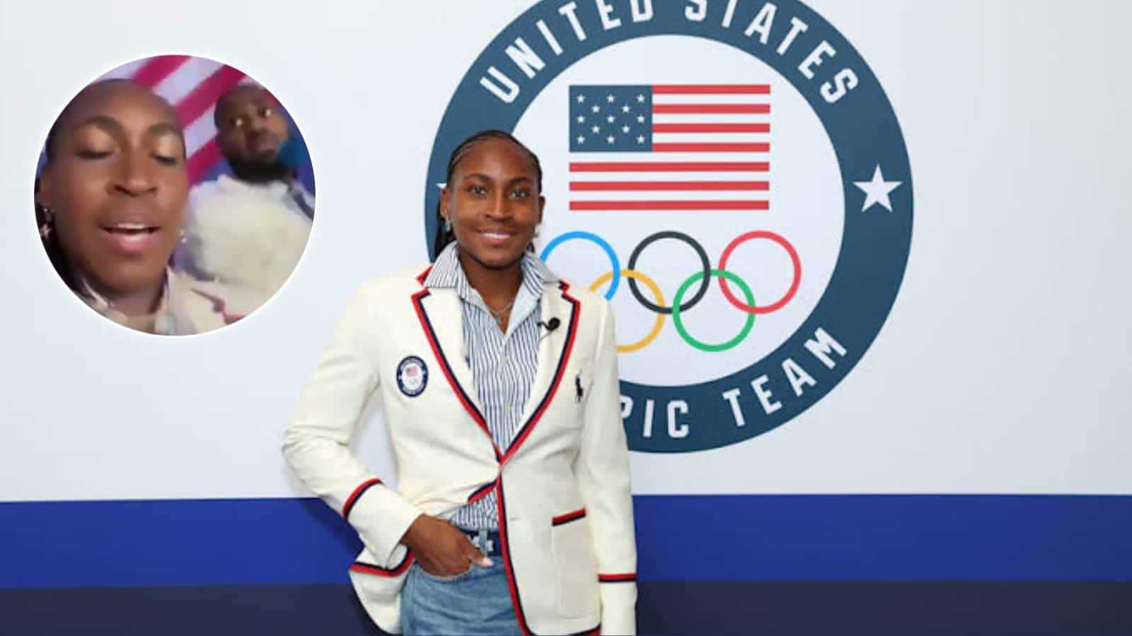 WATCH: “This is crazy,” Coco Gauff still in disbelief about representing Team USA alongside Lebron James at the 2024 Paris Olympics