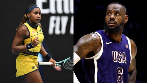 Coco Gauff LeBron James Paris Olympics flag bearer