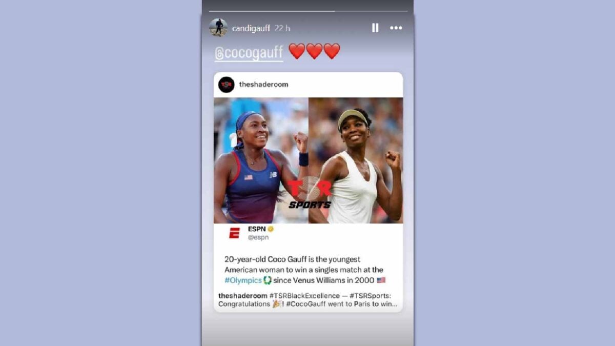 Coco-Gauff-mother-Instagram-story