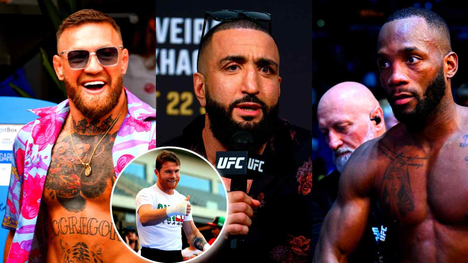 Team Belal Muhammad compares boxing skills to Canelo Alvarez; gets a reality check from Leon Edwards and Conor McGregor