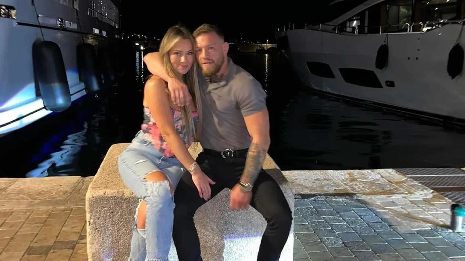 Dee Devlin shows off spending time in yacht with beau Conor McGregor watching dolphins