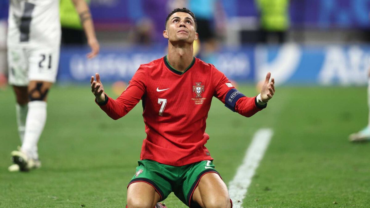 Cristiano Ronaldo against Slovenia