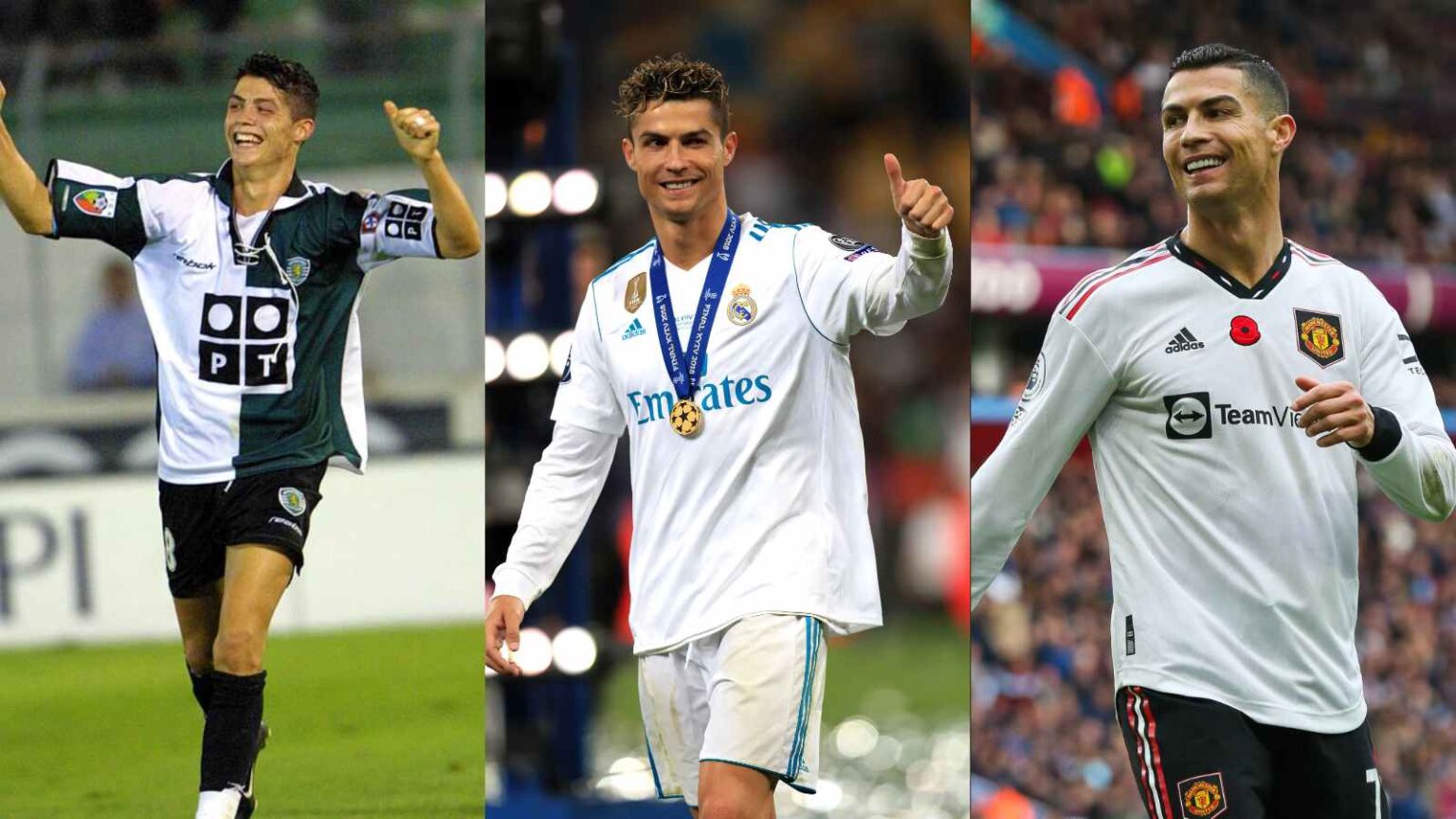 Cristiano Ronaldo's career timeline: From a boy in Sporting to a man in ...