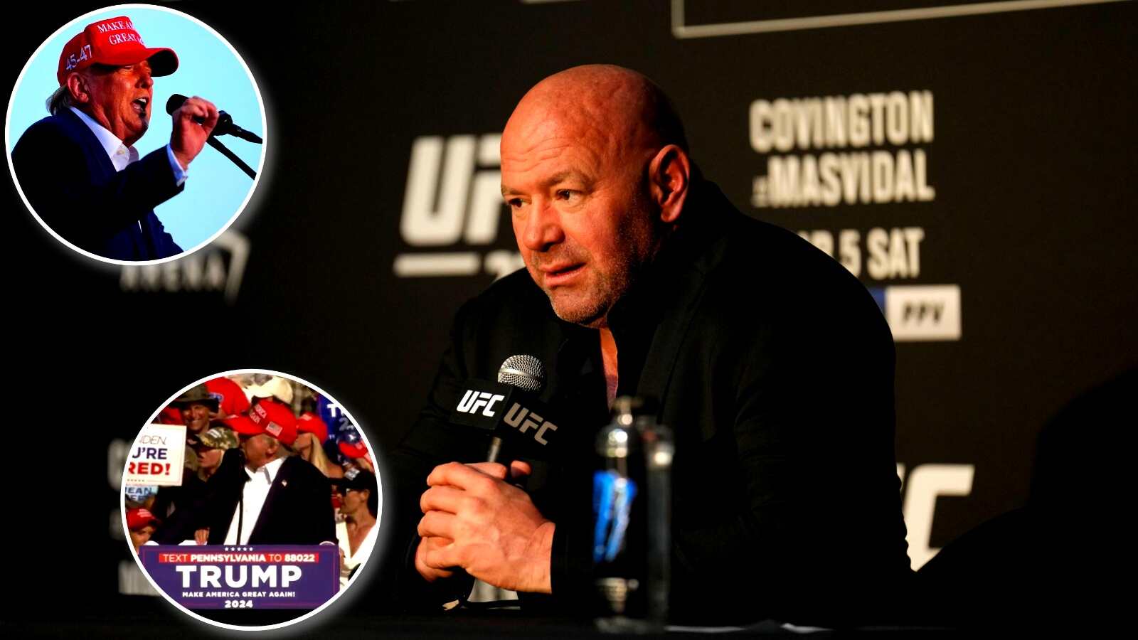 “I am absolutely SICK to my stomach” – Dana White pens emotional message as ‘friend’ Donald Trump gets shot in rally