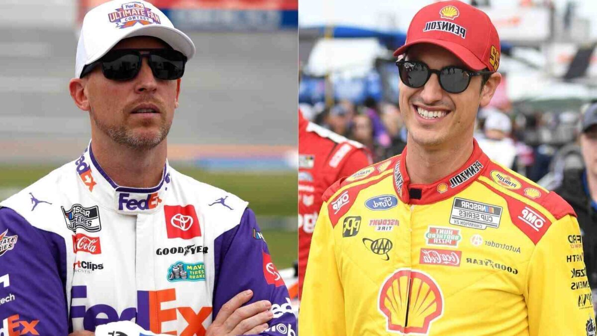 Denny Hamlin and Joey Logano