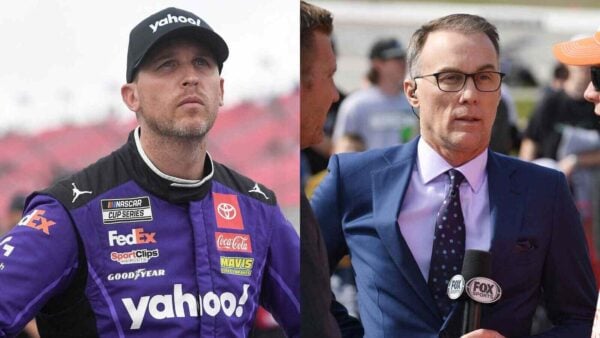 Denny Hamlin and Kevin Harvick