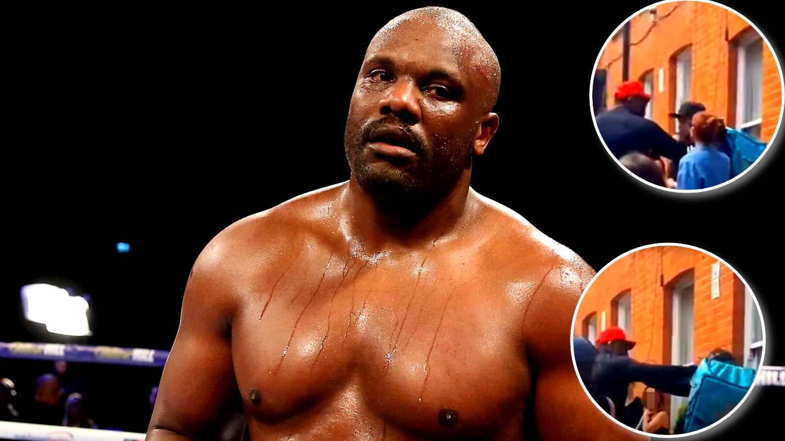 Delivery driver faces terrible fate after swinging at heavyweight boxer Derek Chisora