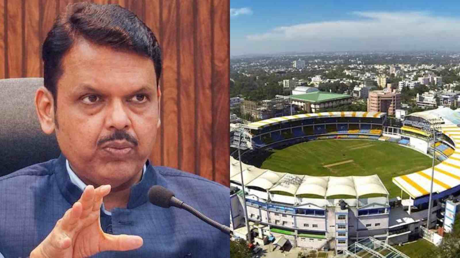 Maharashtra deputy CM Devendra Fadnavis asked for a new stadium bigger than Wankhede in Mumbai