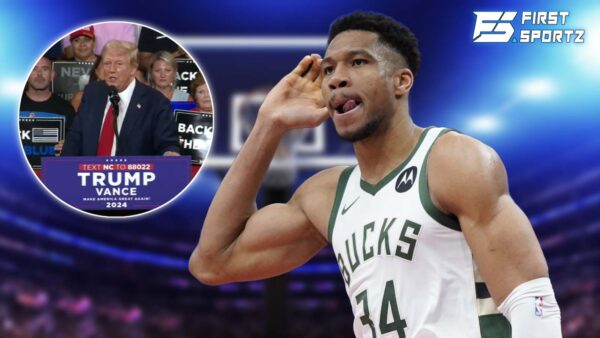 Donald Trump and Giannis Antetokounmpo