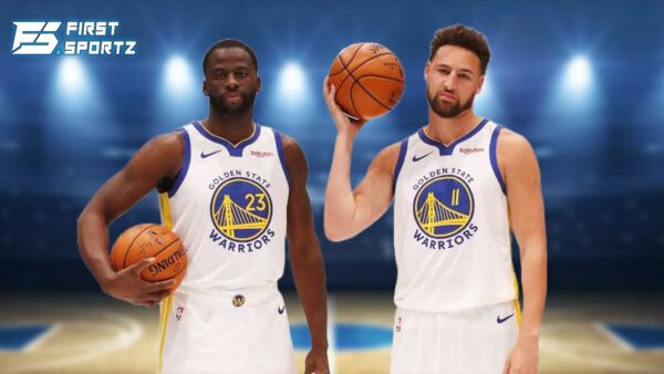 Draymond Green and Klay Thompson