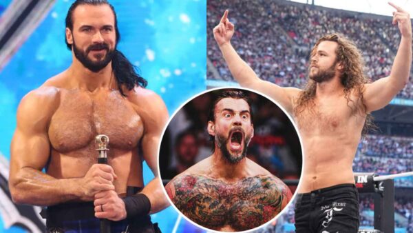 Drew McIntyre, Jack Perry, and CM Punk