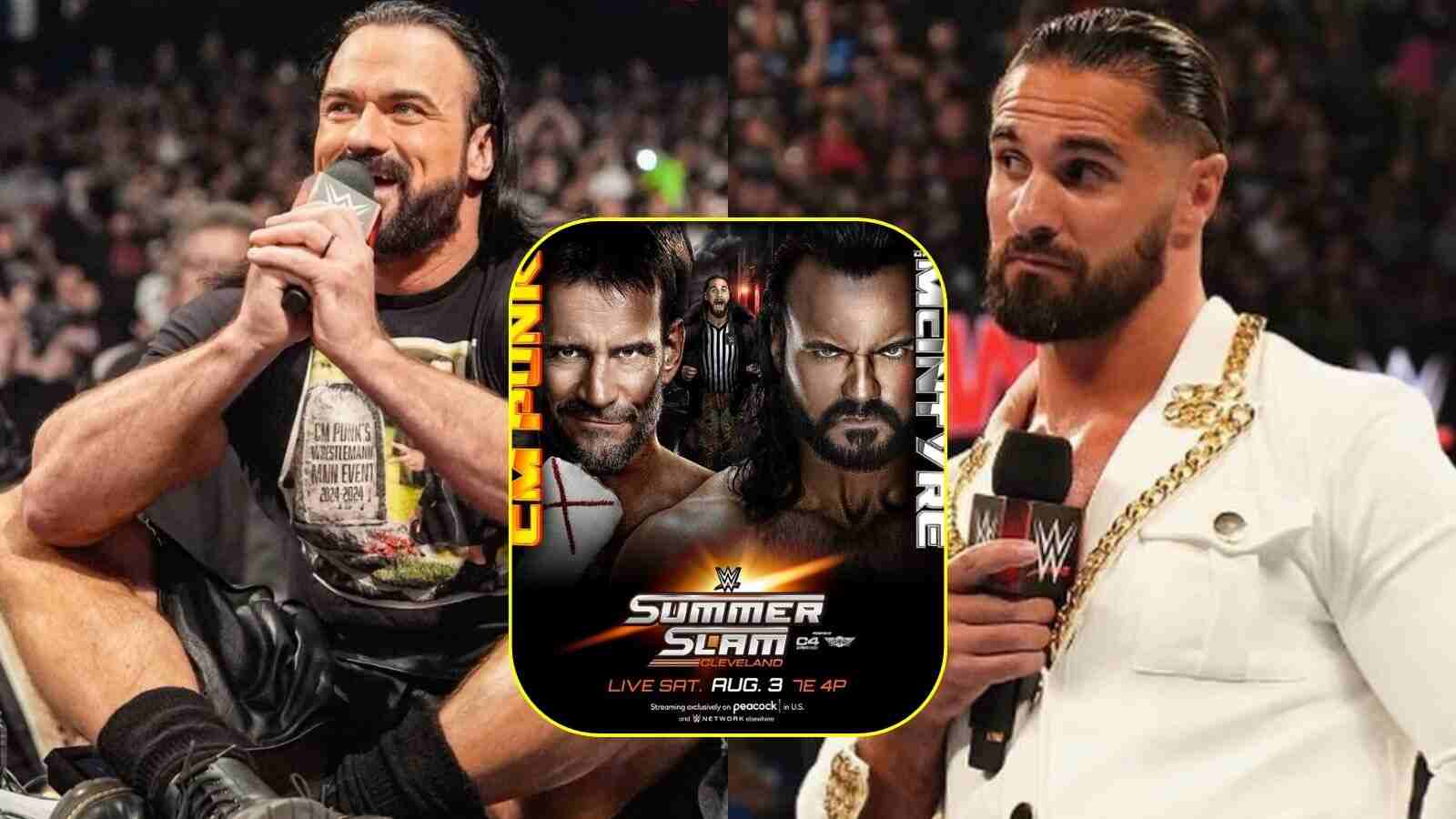 “Spotlight junkie,” Drew McIntyre breaks silence after shocking addition of Seth Rollins in his grudge match against CM Punk at SummerSlam