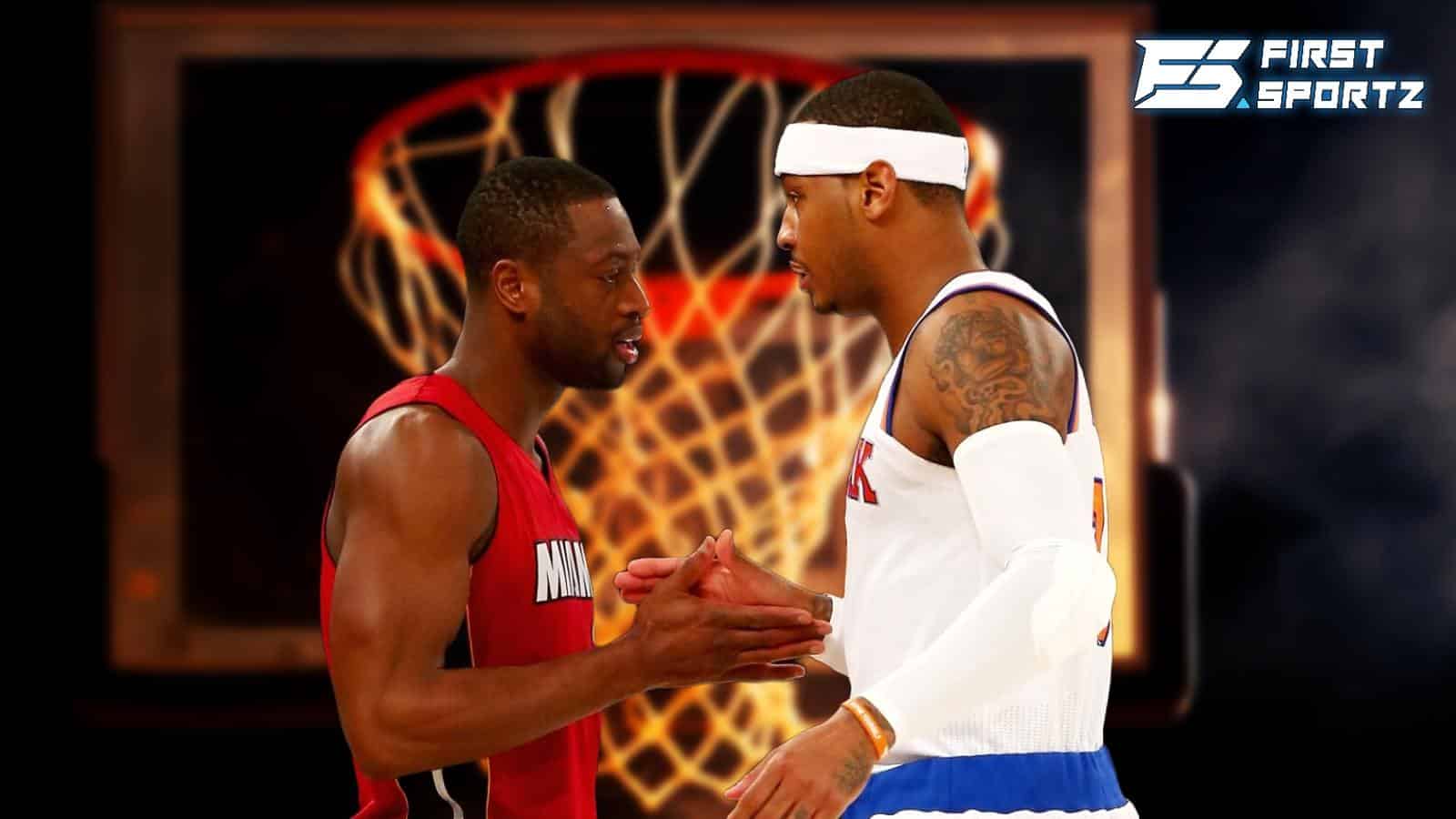 “Riles was p*ssed!” Dwyane Wade recalls ghosting ‘iced out’ Carmelo Anthony in Miami Heat