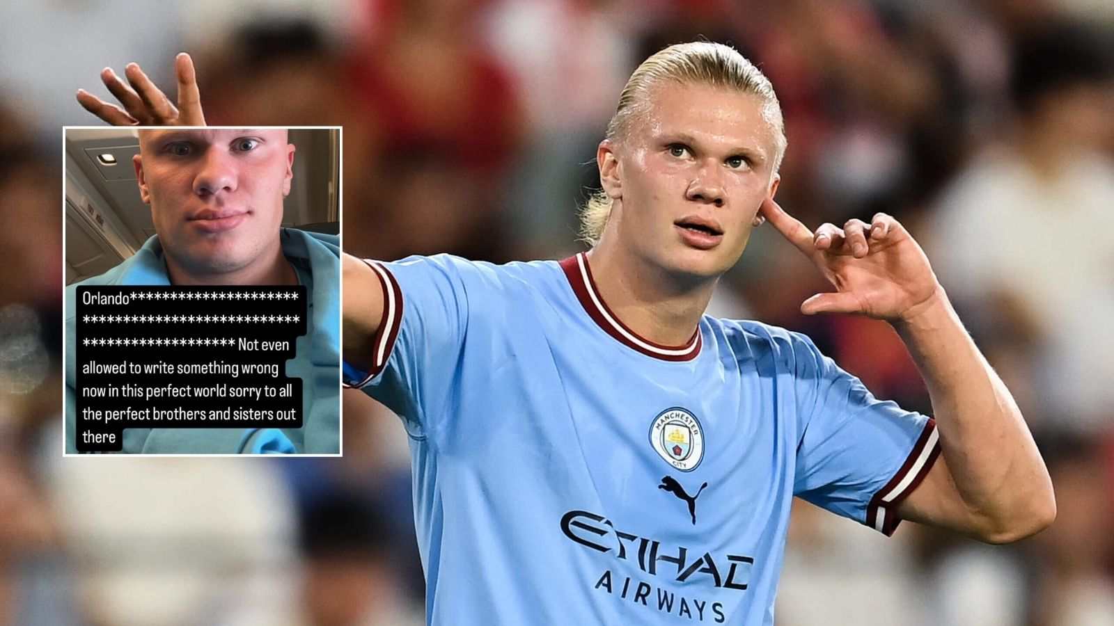 Erling Haaland ‘forced’ to apologize following bizarre mix-up on Instagram