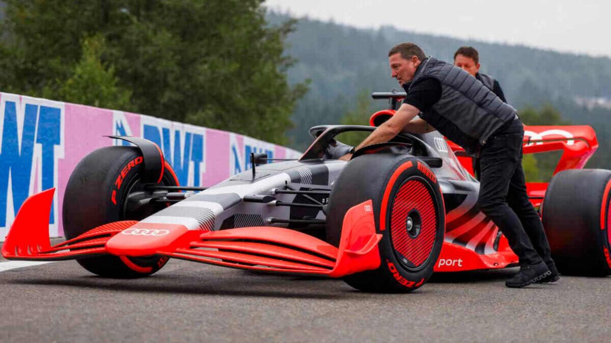 Formula 1 Audi show car (via IMAGO)