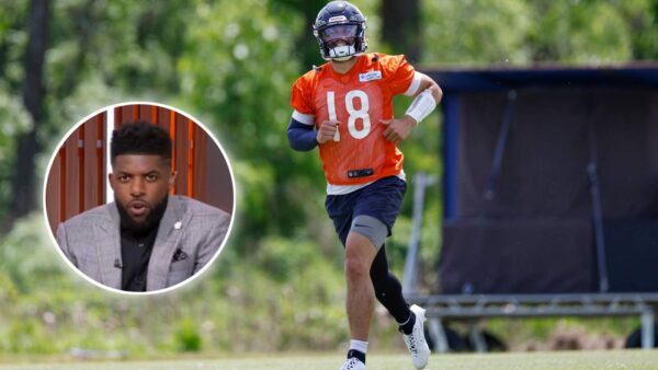 'Realistic' Emmanuel Acho wants Caleb Williams to lead Bears to the playoffs in his rookie year