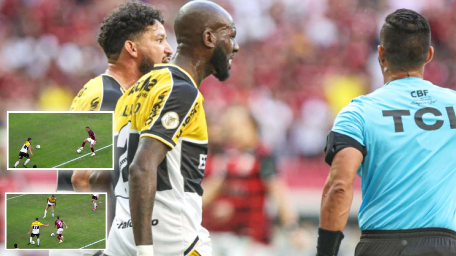 WATCH: Brazilian Serie A game ends in controversy after match official awards bizarre penalty to Flamengo