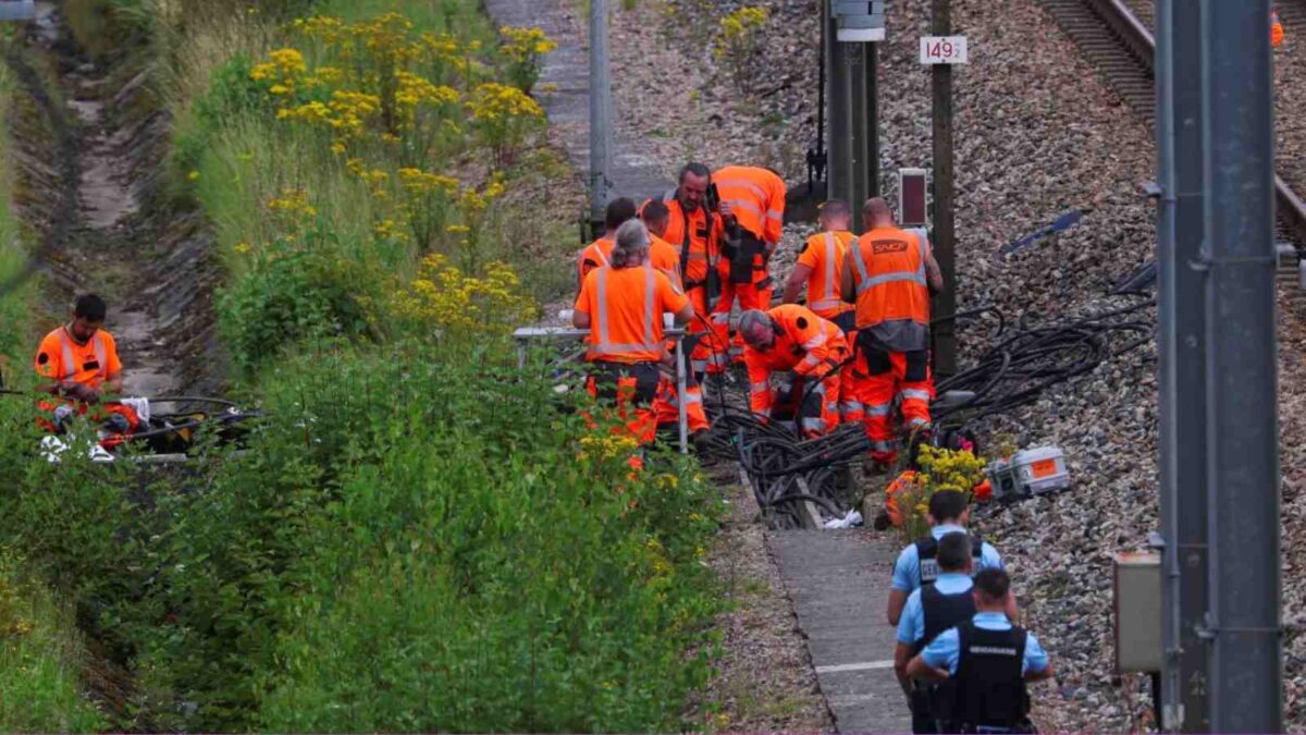 French Rail Network sabotaged by criminal acts of vandalism