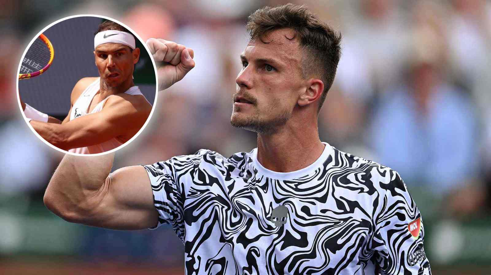 Rafael Nadal’s first-round opponent Marton Fucsovics confident of “surprising” the Spaniard as he plays him for the first time