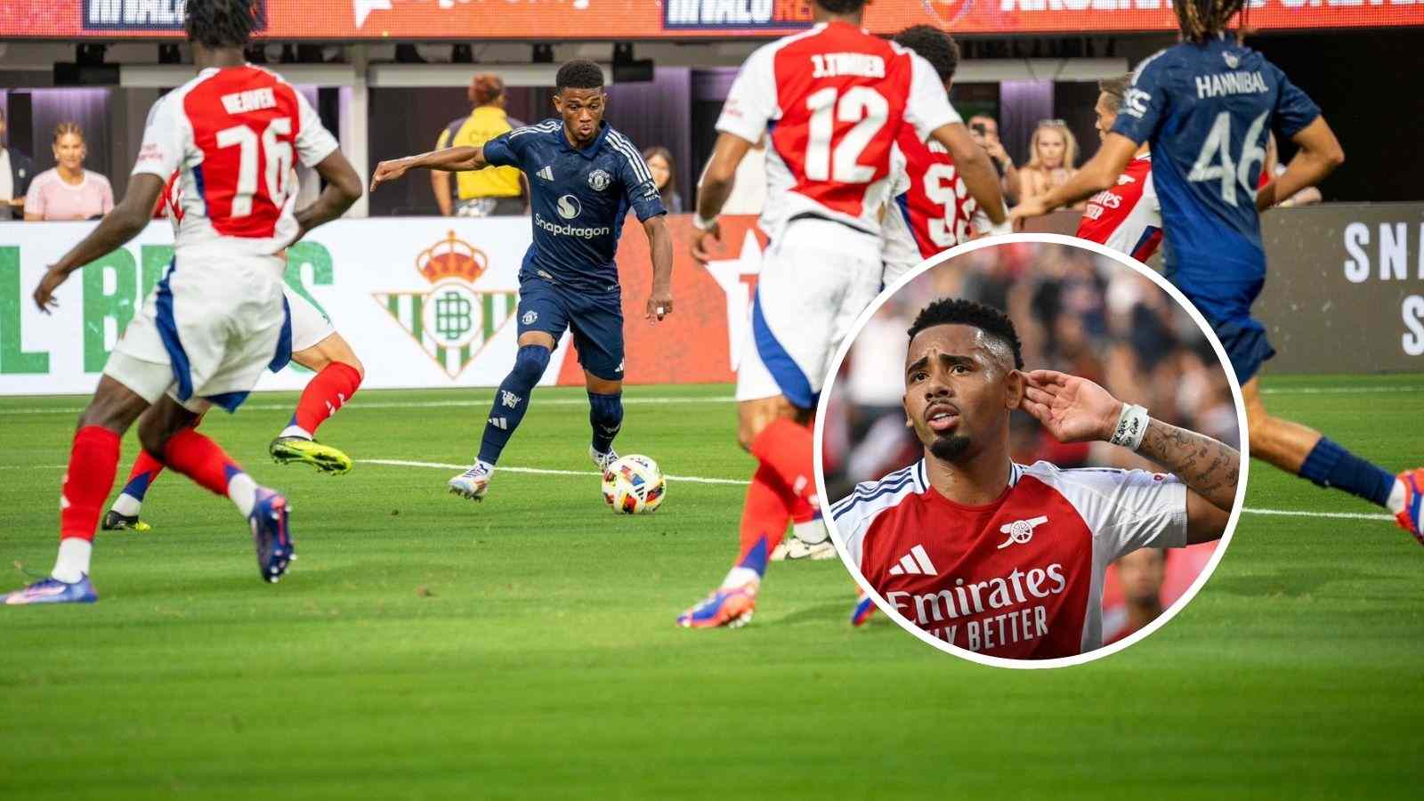 “Finished club” – Fans troll ‘good for nothing’ Manchester United after embarrassing 2-1 defeat to Arsenal in pre-season