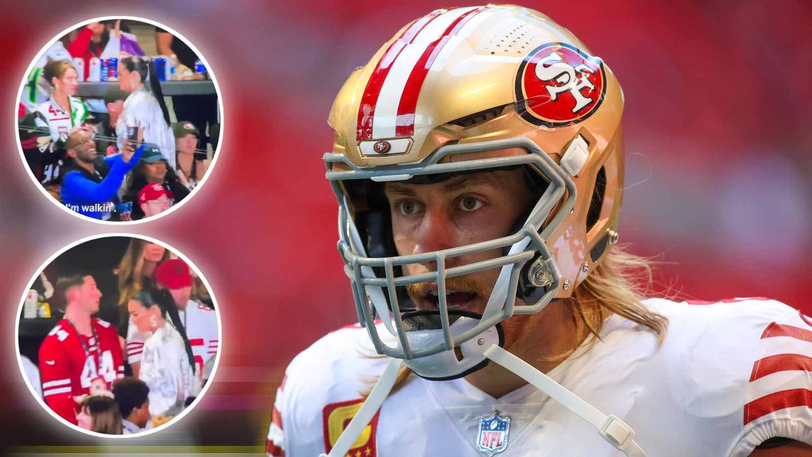 “I’m not sitting watching this s**t!” A frustrated Claire Kittle walked out of Super Bowl LVIII after her husband George Kittle and the 49ers lost in OT