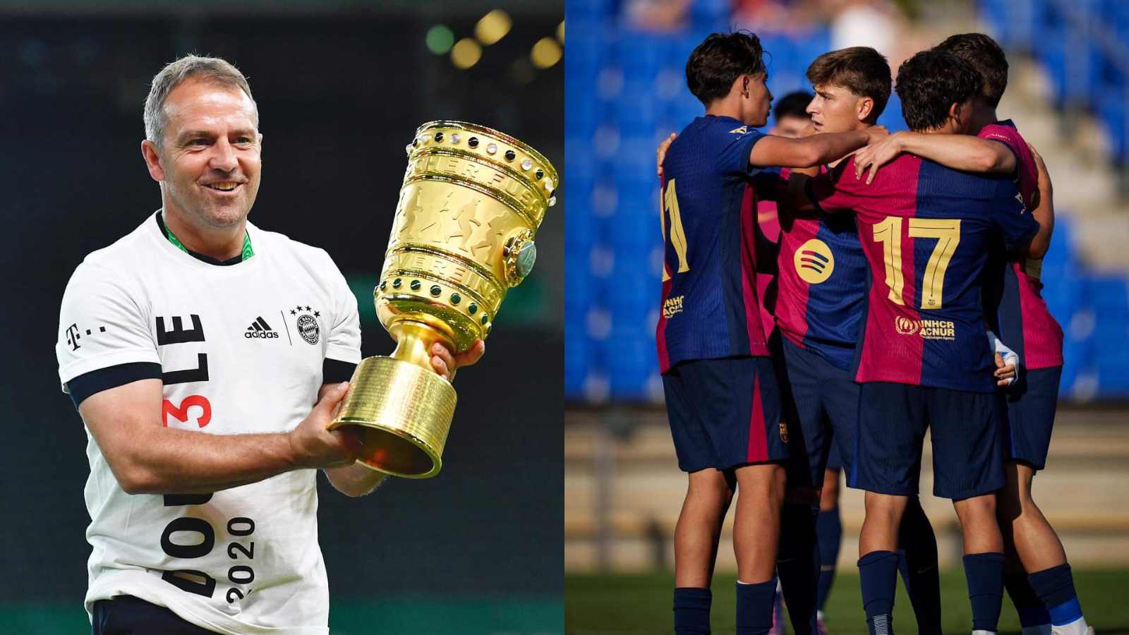 Hansi Flick’s no-nonsense response when asked about winning the UCL with Barcelona goes viral