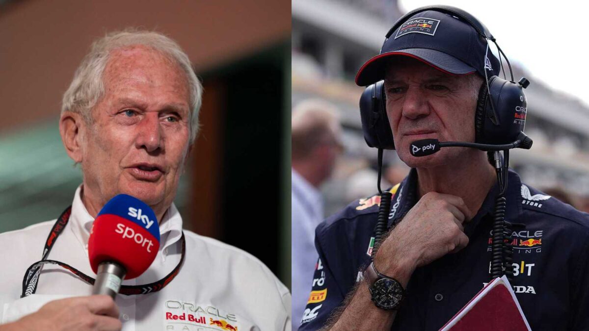 Helmut Marko and Adrian Newey