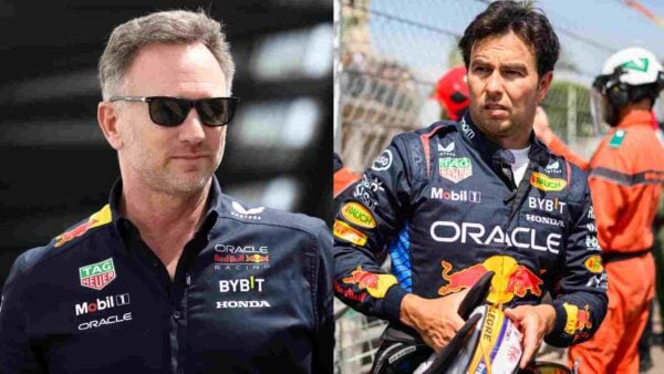 Christian Horner and Sergio Perez