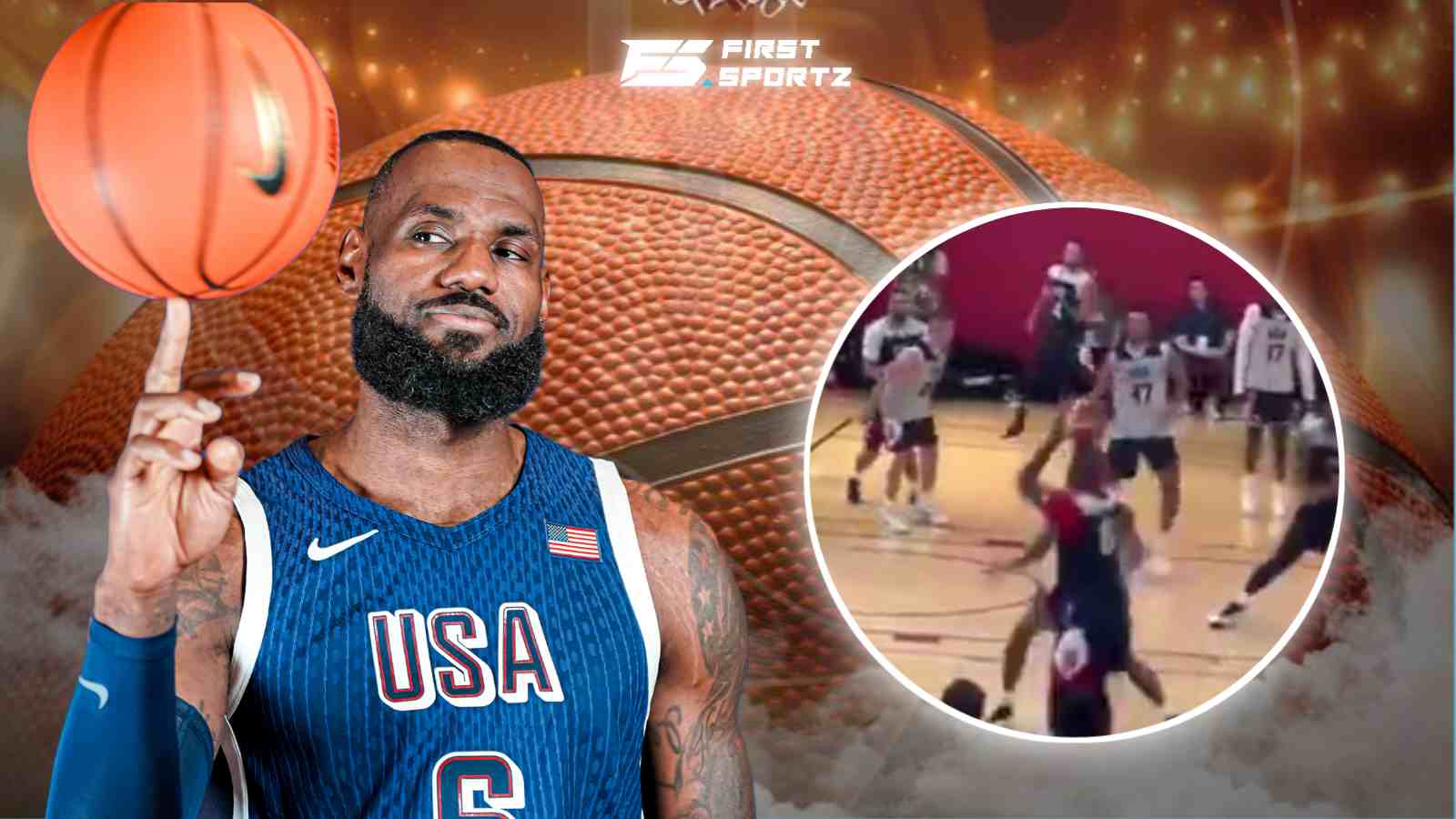 “He is just comedy” – LeBron James brutally trolled for missing open three-pointer at Team USA practice