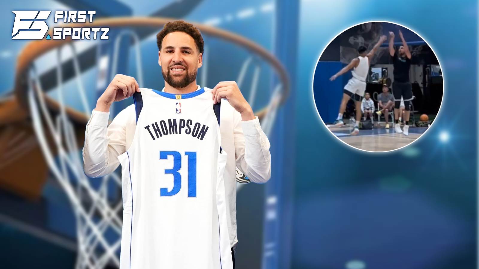 “Washed vs randoms” – Klay Thompson struggling in pickup game goes VIRAL leaving Mavericks fans worried