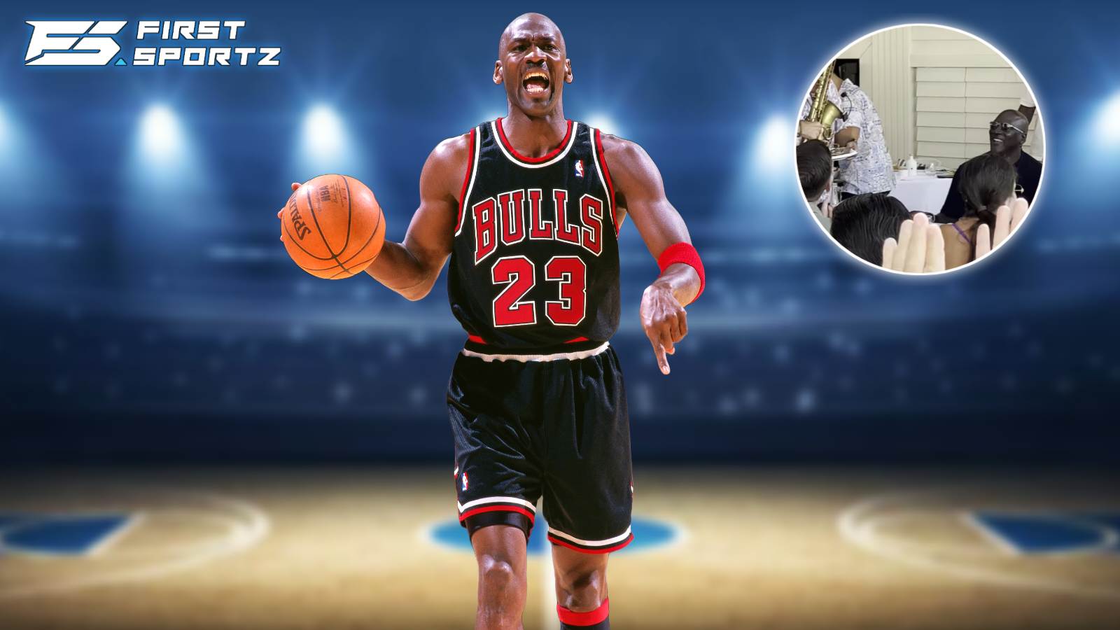 Michael Jordan gets HYPED at restaurant after saxophonist plays 90s Chicago Bulls theme